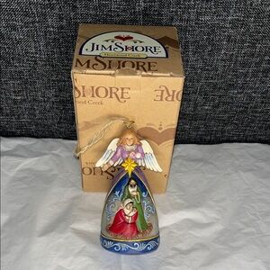 Jim Shore Multicolor Nativity Angel Ornament